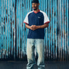 AMERICANA RAGLAN TOP [NAVY]