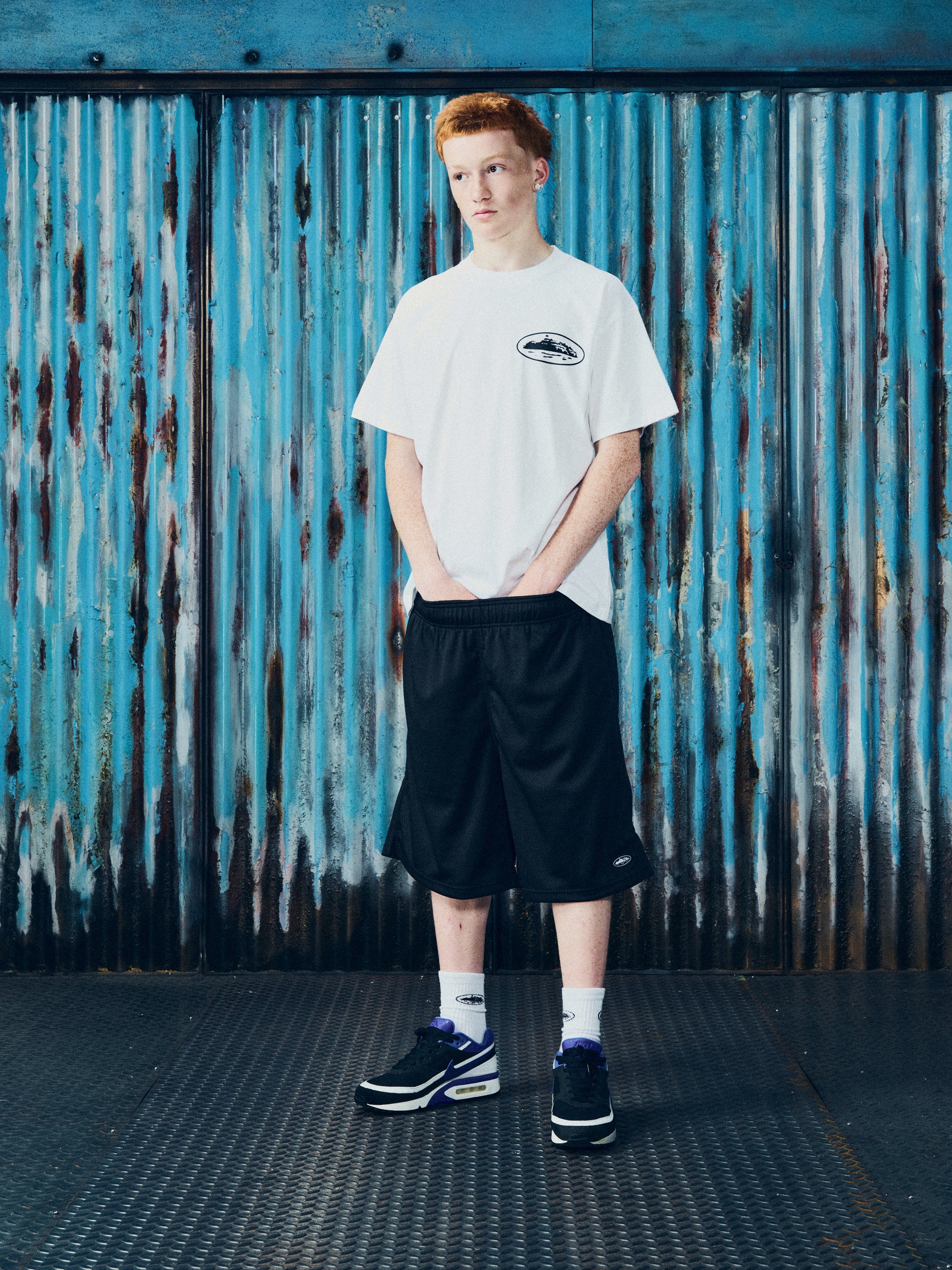 MINI ISLAND MESH SHORT [BLACK]