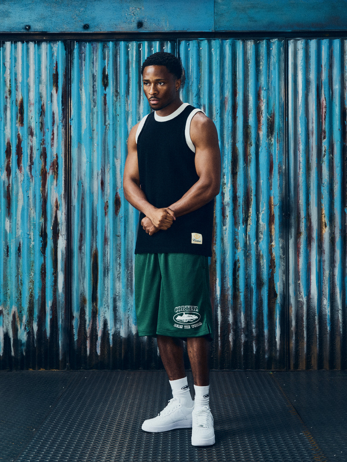 OG ALCATRAZ MESH SHORT [FOREST GREEN]