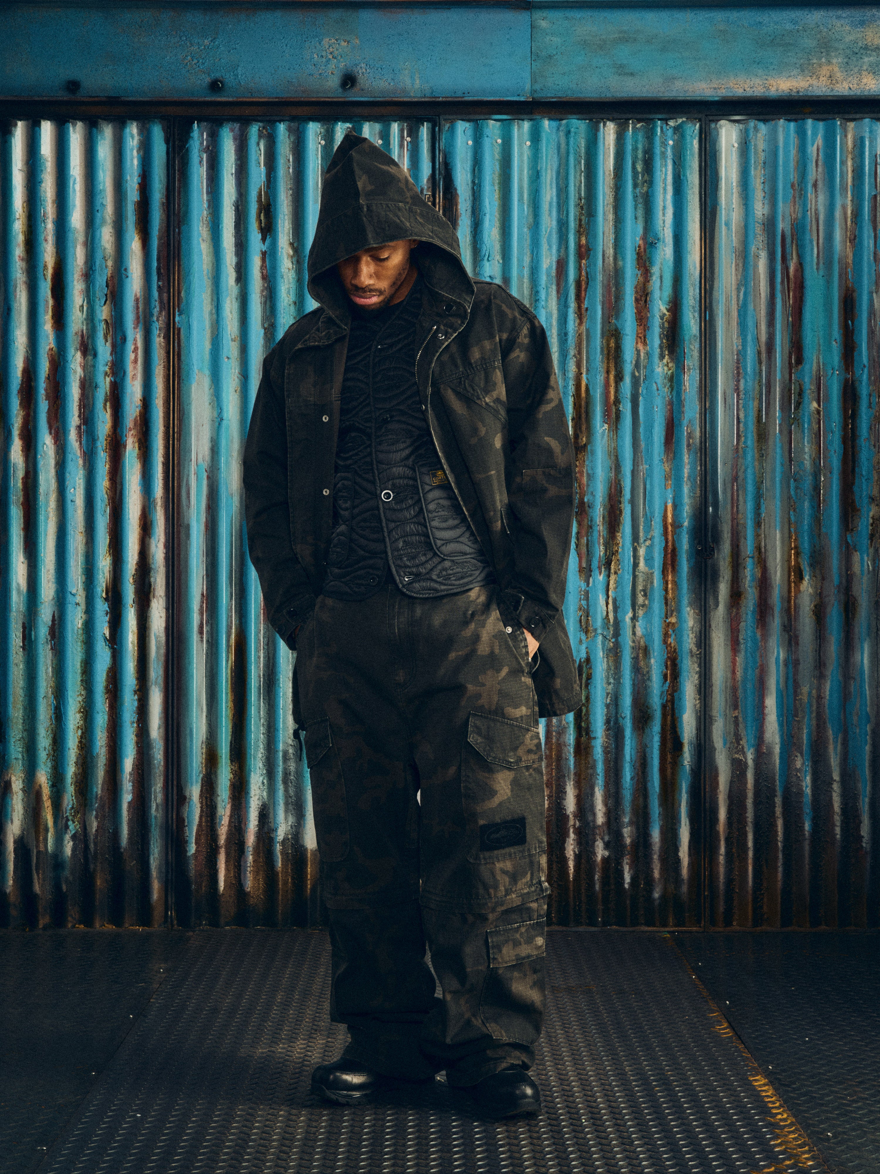GUERILLAZ FISHTAIL PARKA [BLACK CAMO] – CRTZRTW