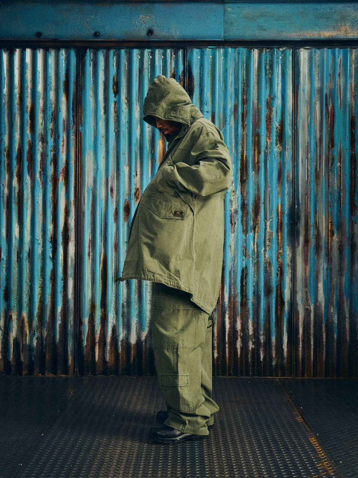 GUERILLAZ FISHTAIL PARKA [OLIVE]