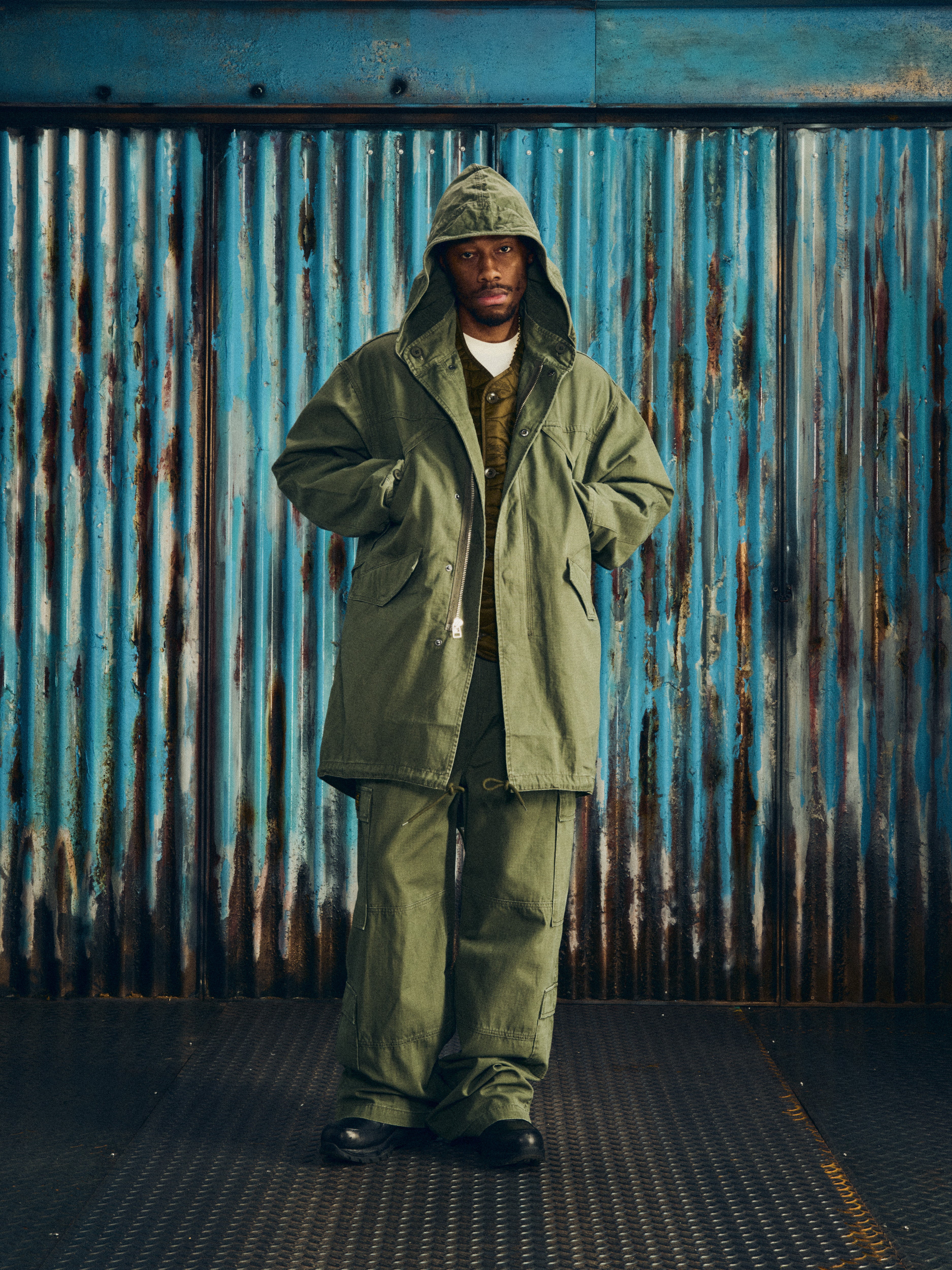 GUERILLAZ FISHTAIL PARKA [OLIVE] – CRTZRTW