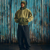GUERILLAZ RIPSTOP ZIP HOODIE [OLIVE]