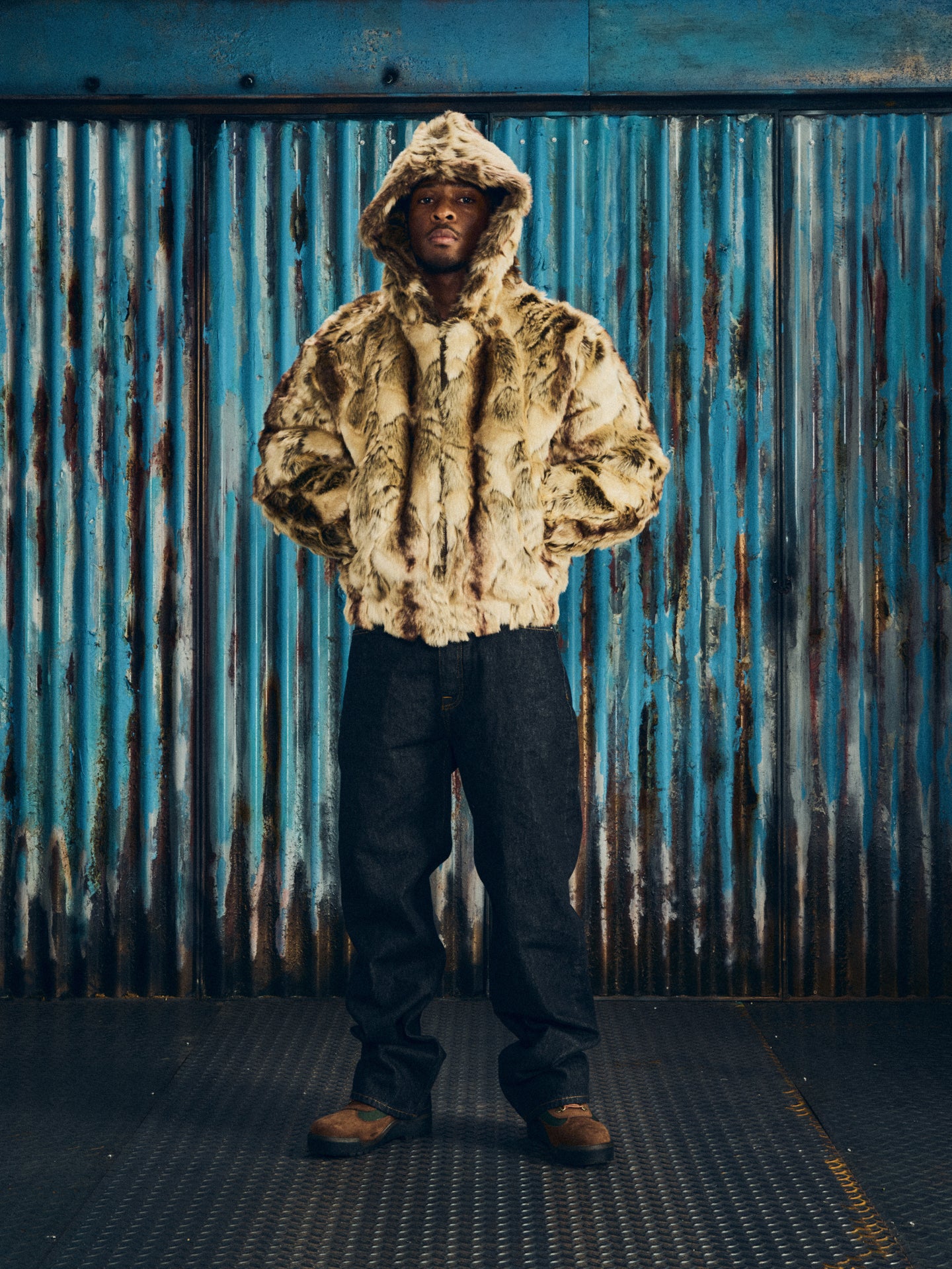 PELT HOODED FUR JACKET [FAWN] – CRTZRTW