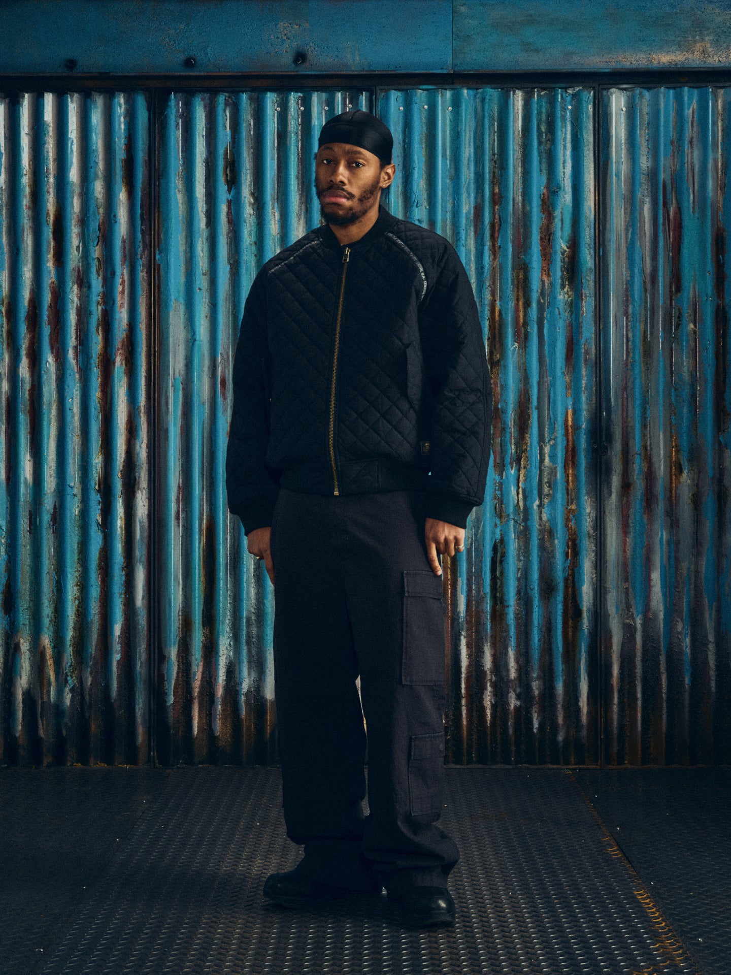 QUILTED EXCHANGE BOMBER [BLACK] – CRTZRTW