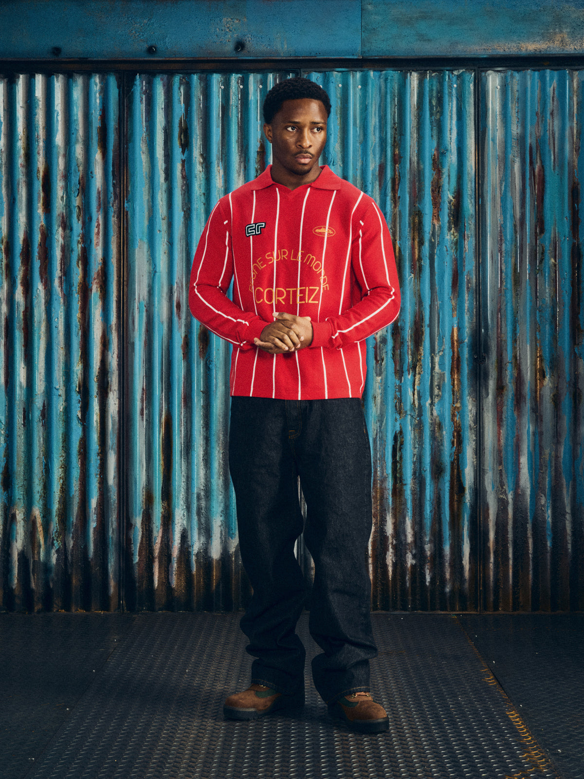 MONDE KNIT LS JERSEY [RED]