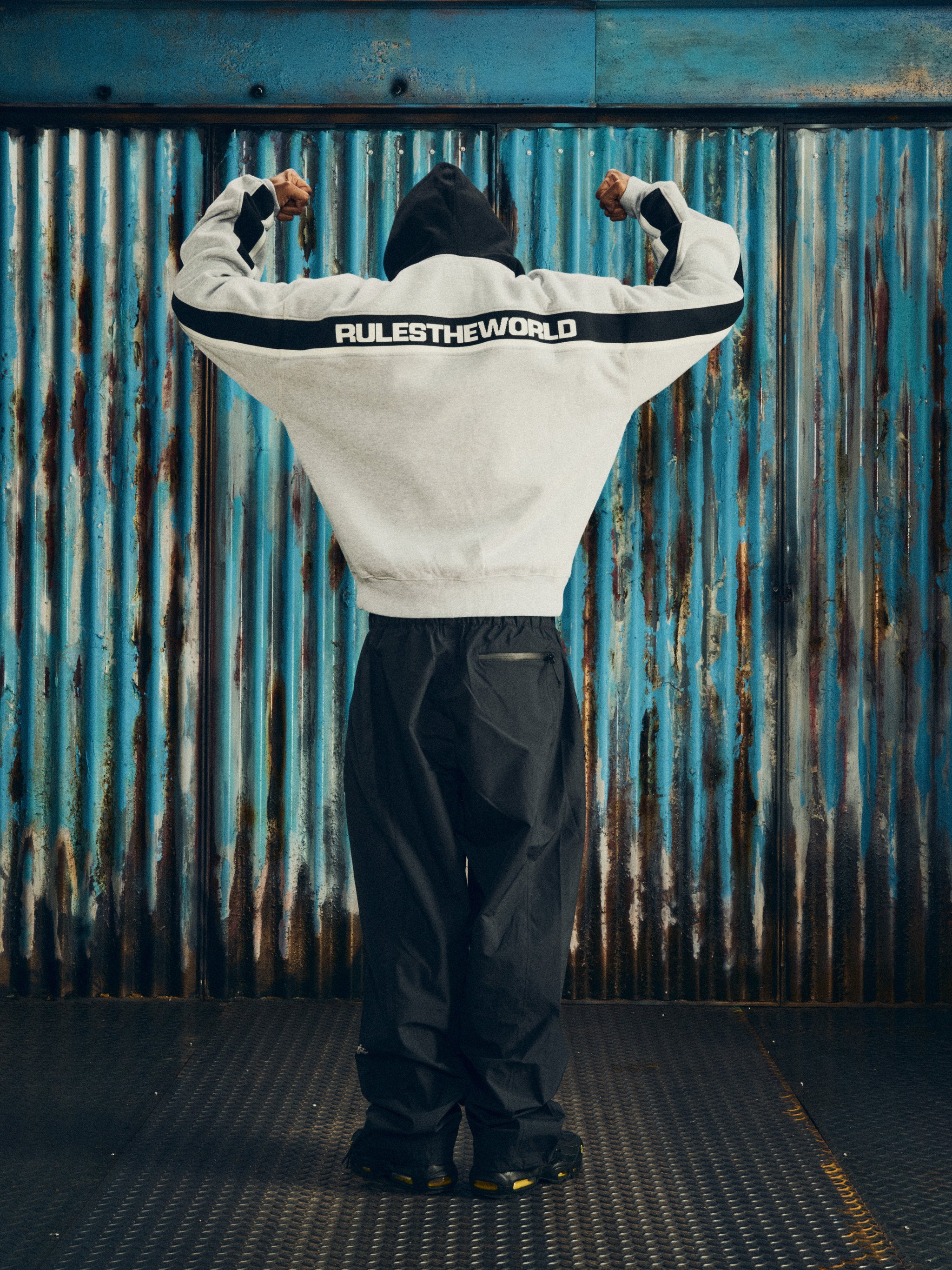 RIBBED SPORTEIZ ZIP HOODIE [HEATHER GREY]