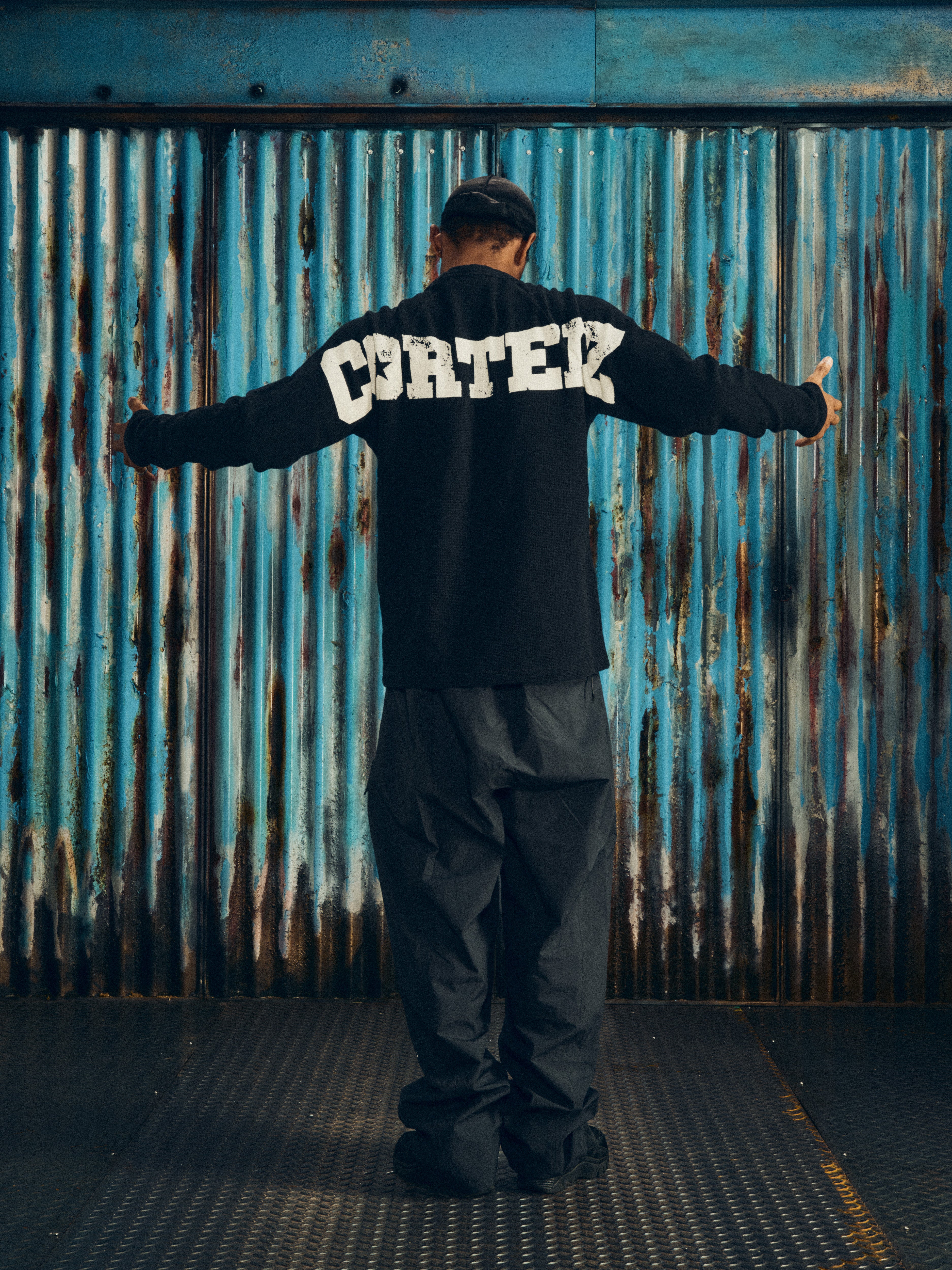 Corteiz ラグランロンT M ALLSTARS STAR RAGLAN WAFFLE THERMAL [BLACK] – CRTZRTW