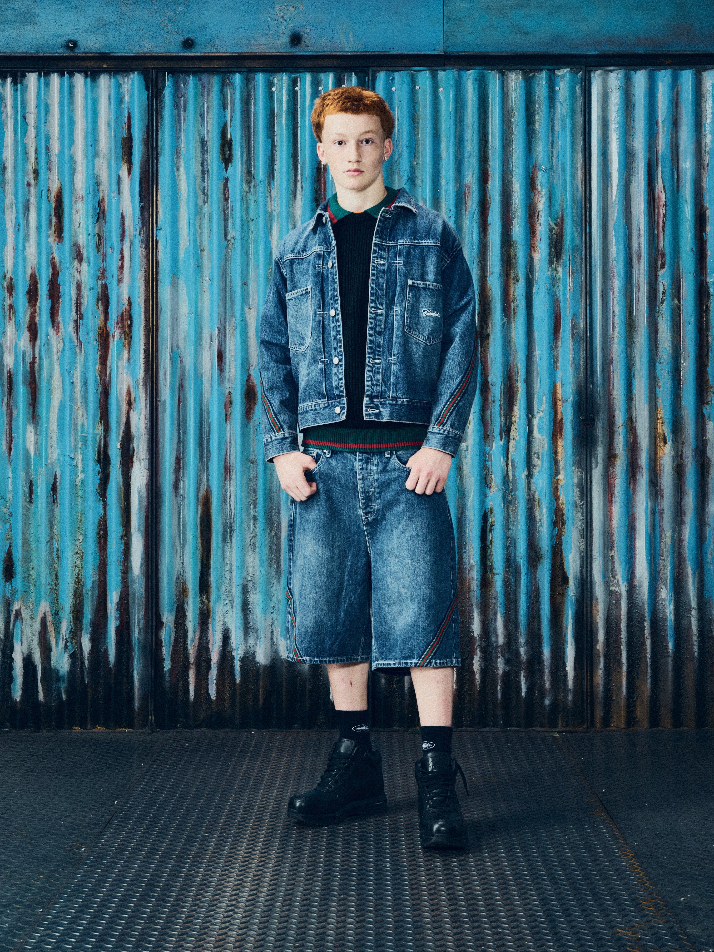ジャケット・アウター corteiz denim jacket SAVOY DENIM JACKET [CHALK WASH] – CRTZRTW