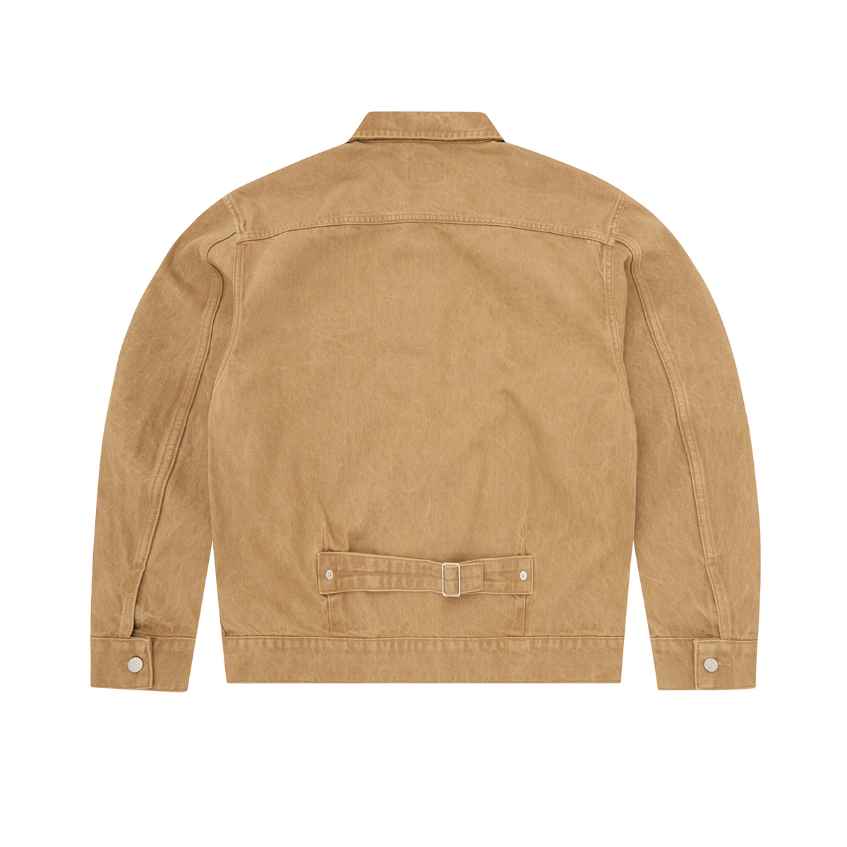 CREST CHAINSTITCH DENIM JACKET [TAN]