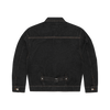 CREST CHAINSTITCH DENIM JACKET [WASHED BLACK]