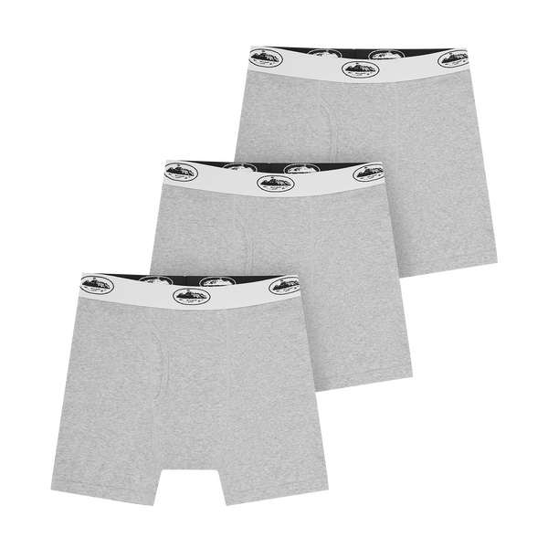 GREY ALCATRAZ BOXERS ×2枚 GREY ALCATRAZ BOXERS [3 PACK] – CRTZRTW