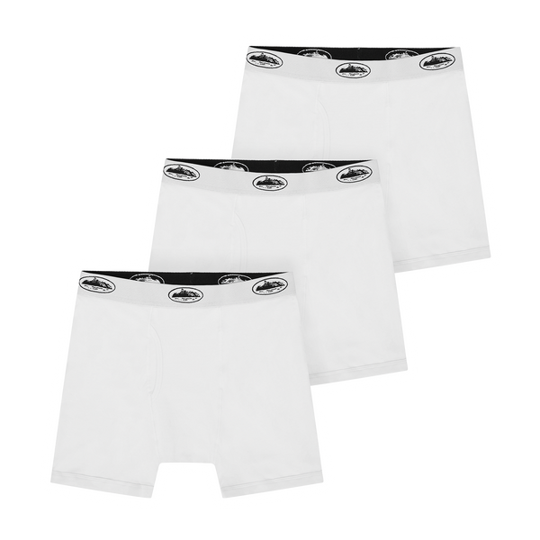 WHITE ALCATRAZ BOXERS [3 PACK] – CRTZRTW