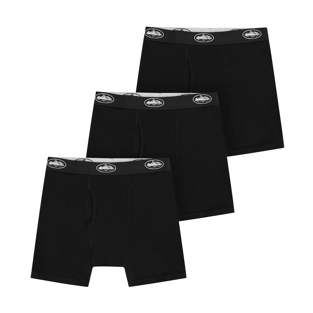 BLACK ALCATRAZ BOXERS [3 PACK]