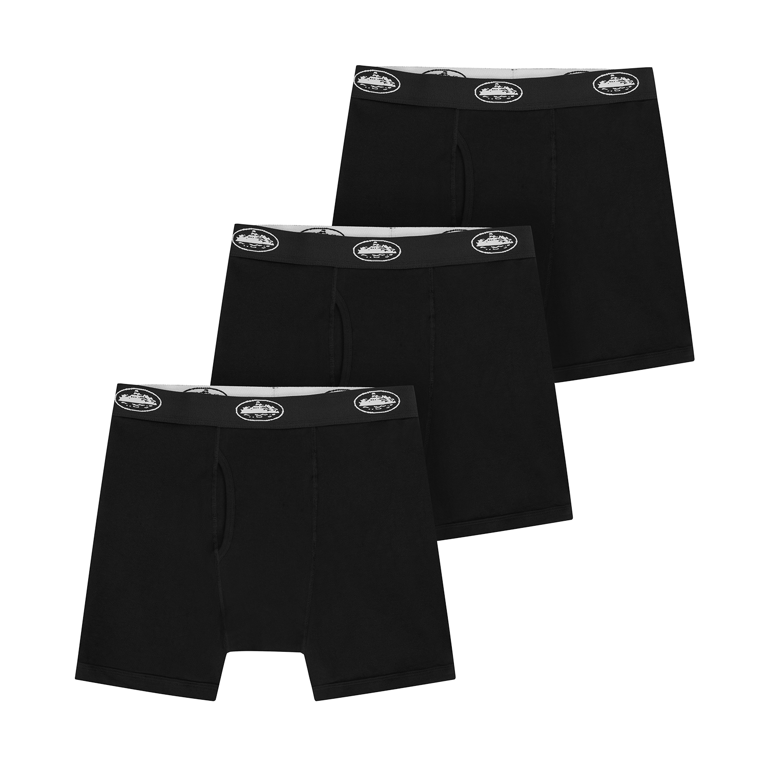 BLACK ALCATRAZ BOXERS [3 PACK]