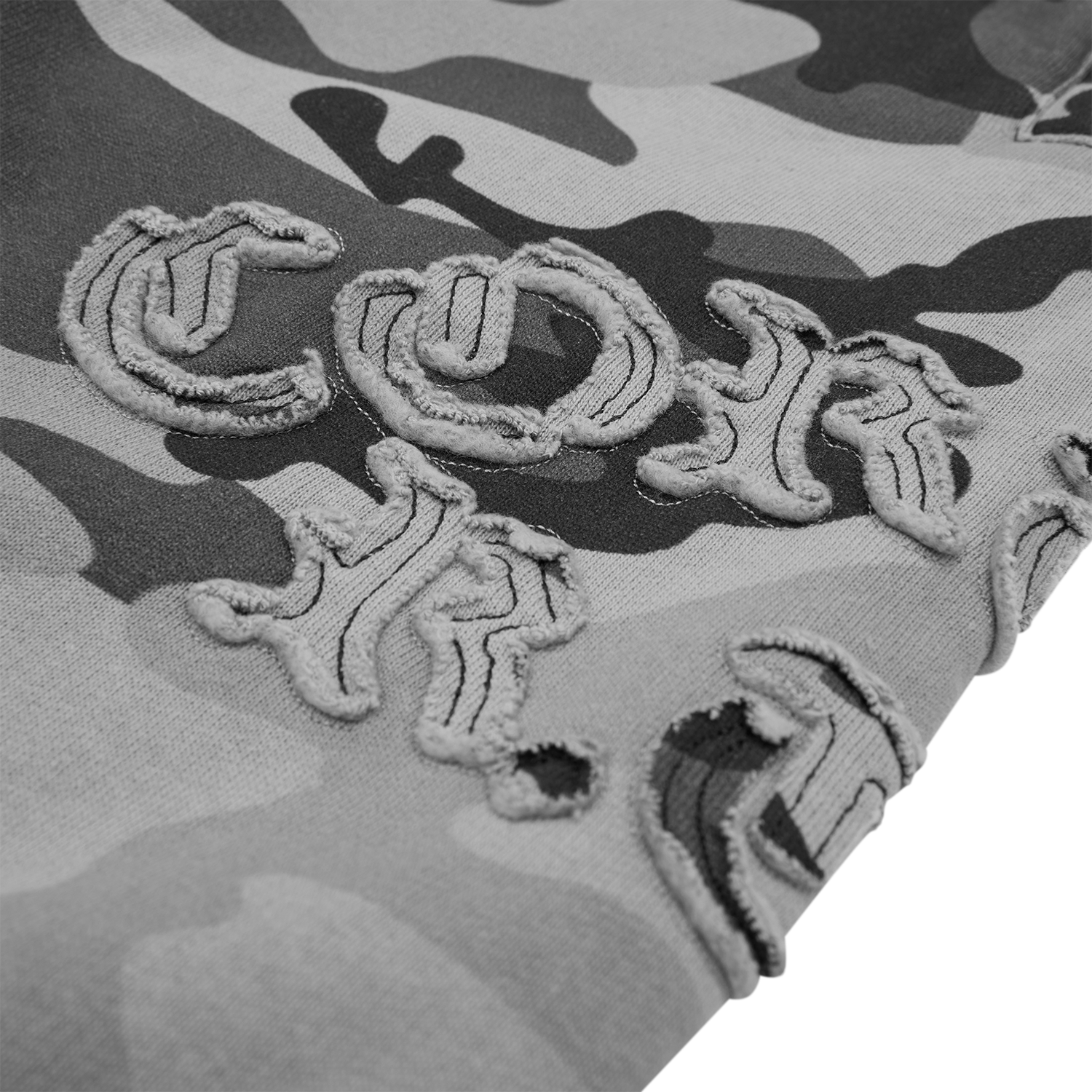 DIPLOMATIC OPEN HEM SWEATPANT [WASHED CAMO]