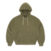 DIPLOMATIC ZIP HOODIE [OLIVE]