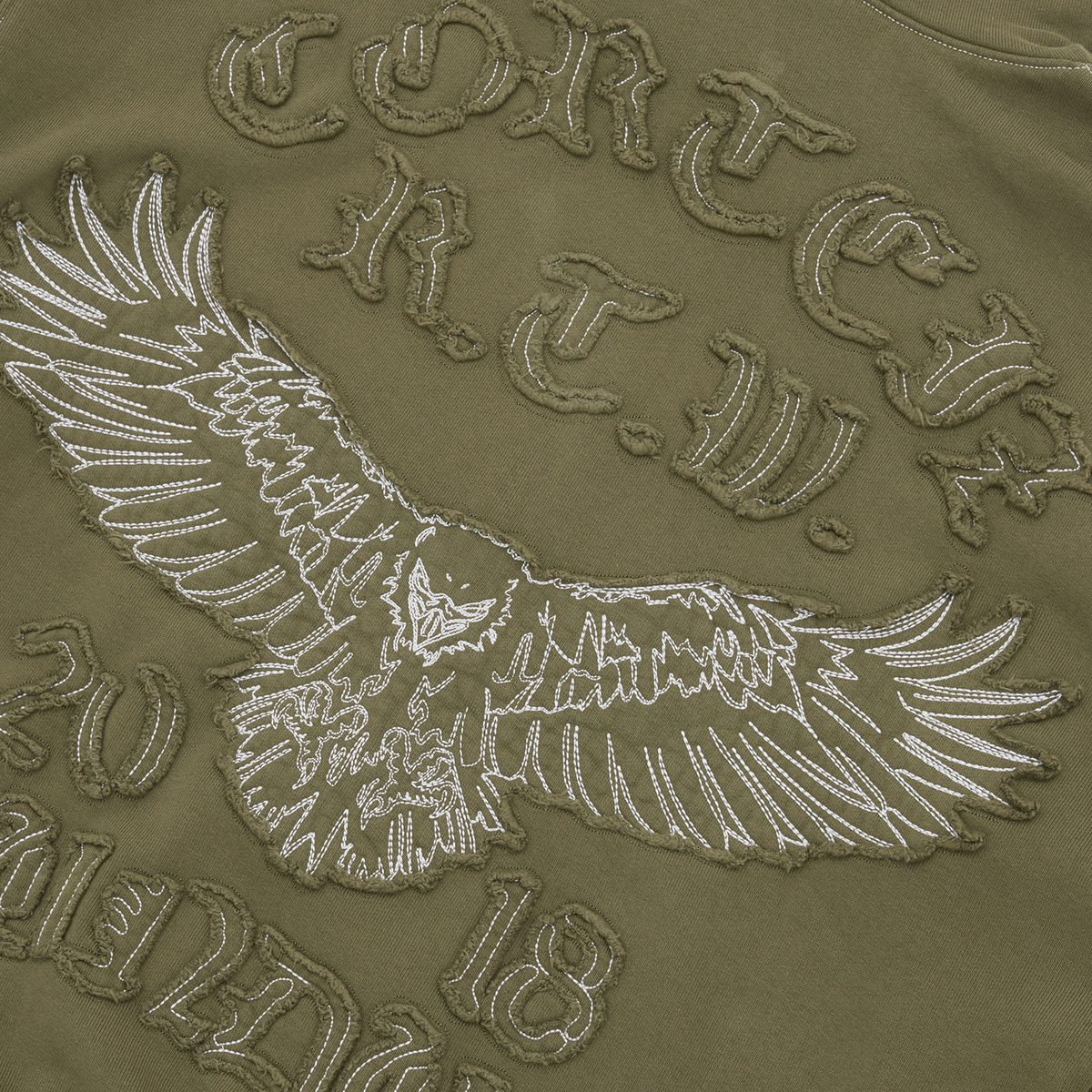 DIPLOMATIC ZIP HOODIE [OLIVE]