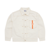 DUAL STRIPE DENIM JACKET [OFF WHITE]