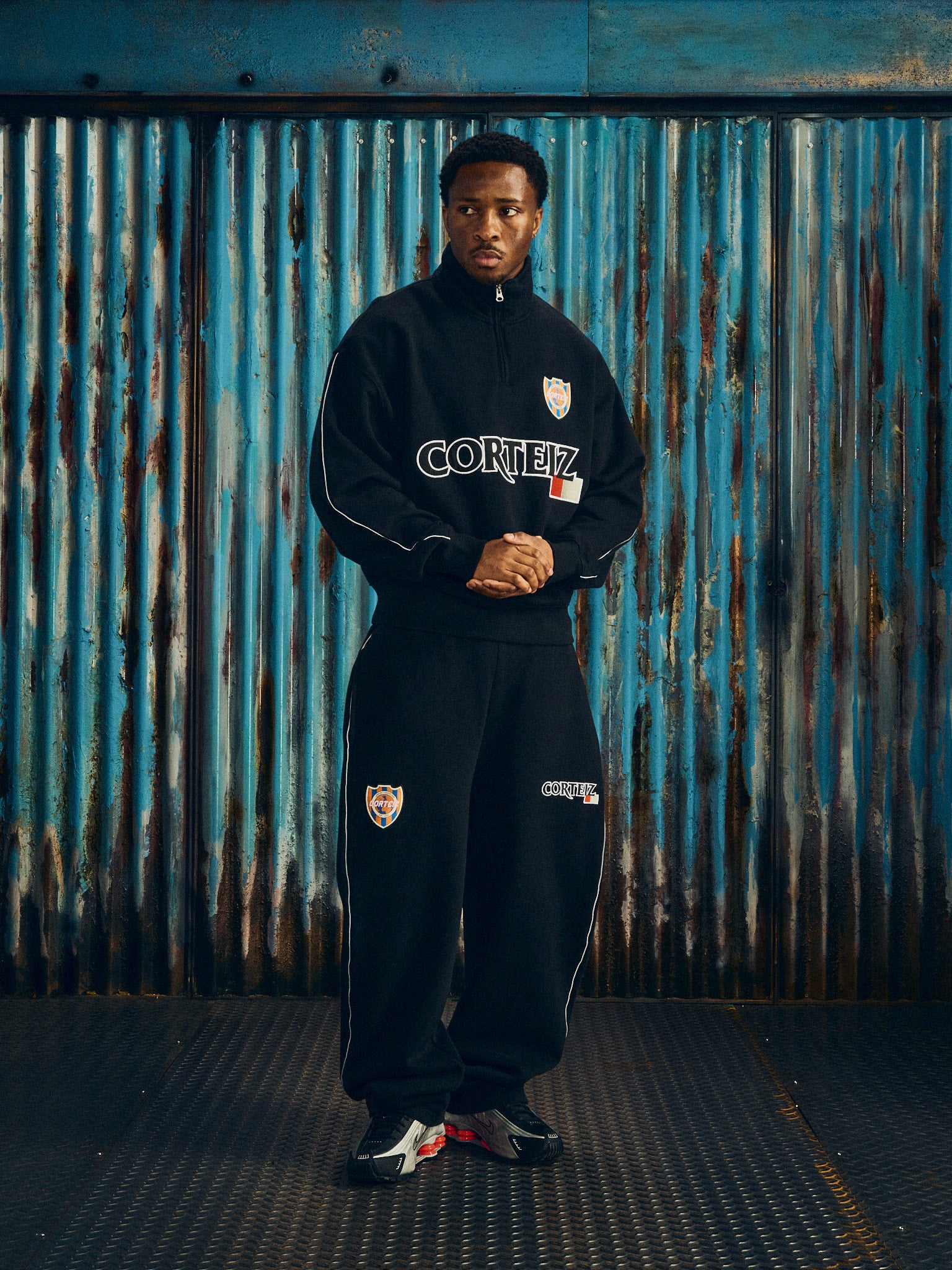 GIAPPONESE OPEN HEM SWEATPANT [BLACK]