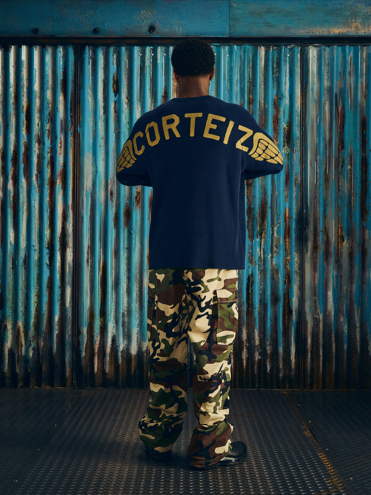 WINGS WAFFLE THERMAL [NAVY]