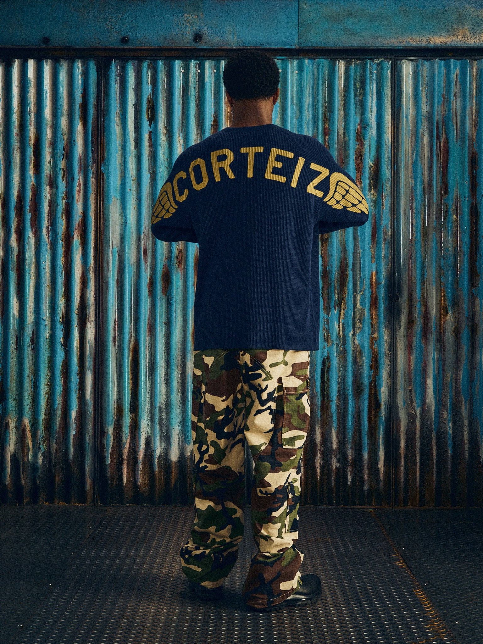 WINGS WAFFLE THERMAL [NAVY]