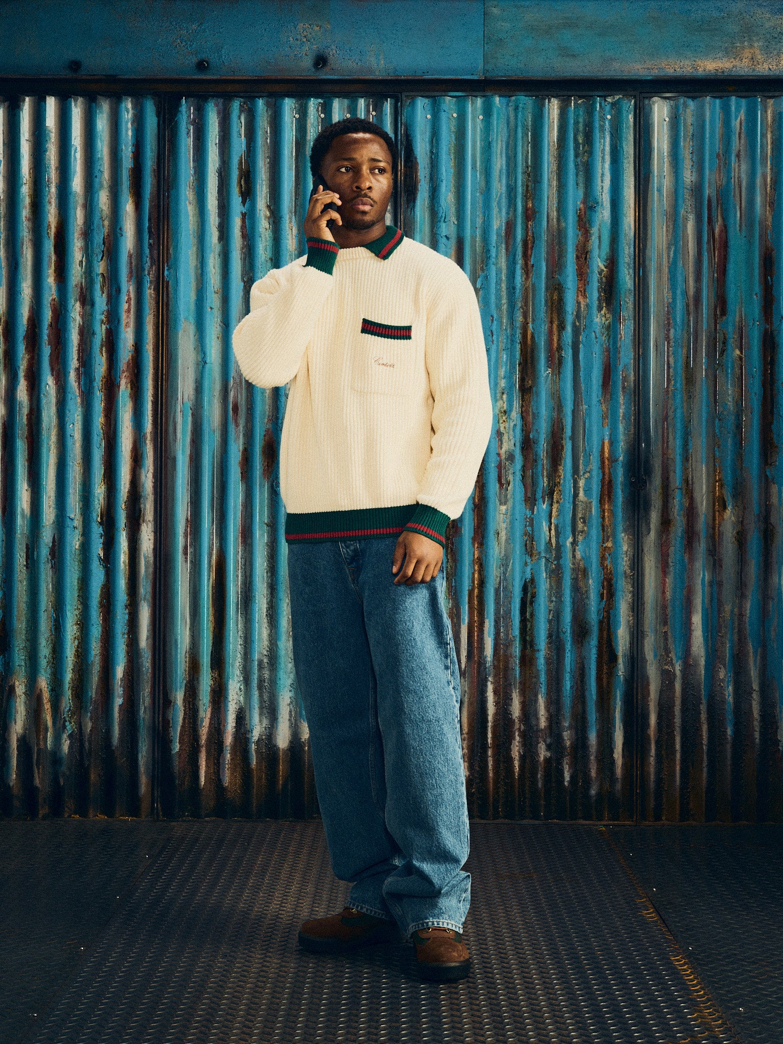 洋楽 KNIT WIT - DA KROW Lady White Company LW612 Mini Crewneck in Reverse Heather Grey