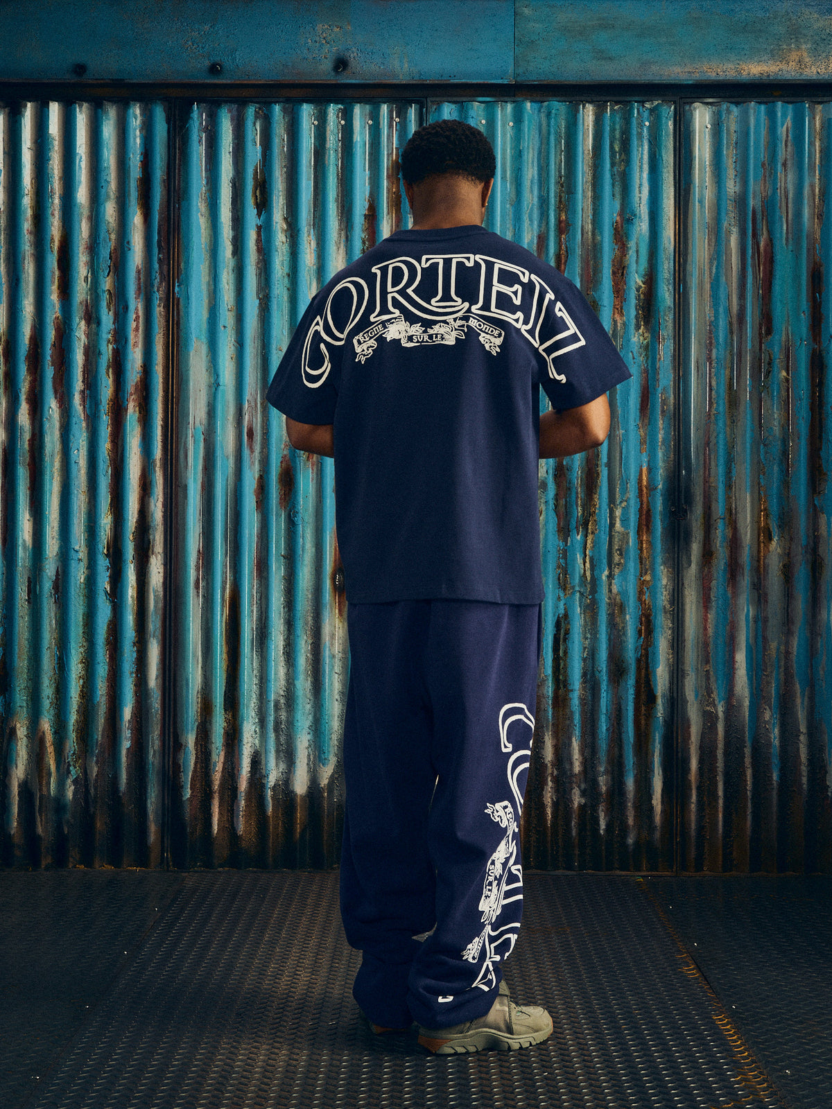 SUPERIOR ROYALE TEE [NAVY/WHITE]