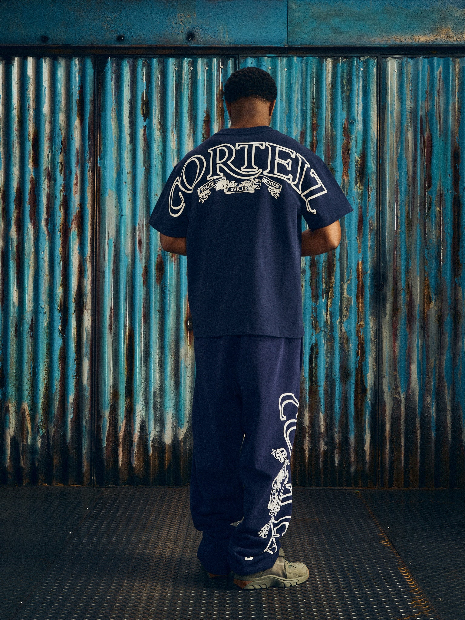 SUPERIOR ROYALE TEE [NAVY/WHITE]