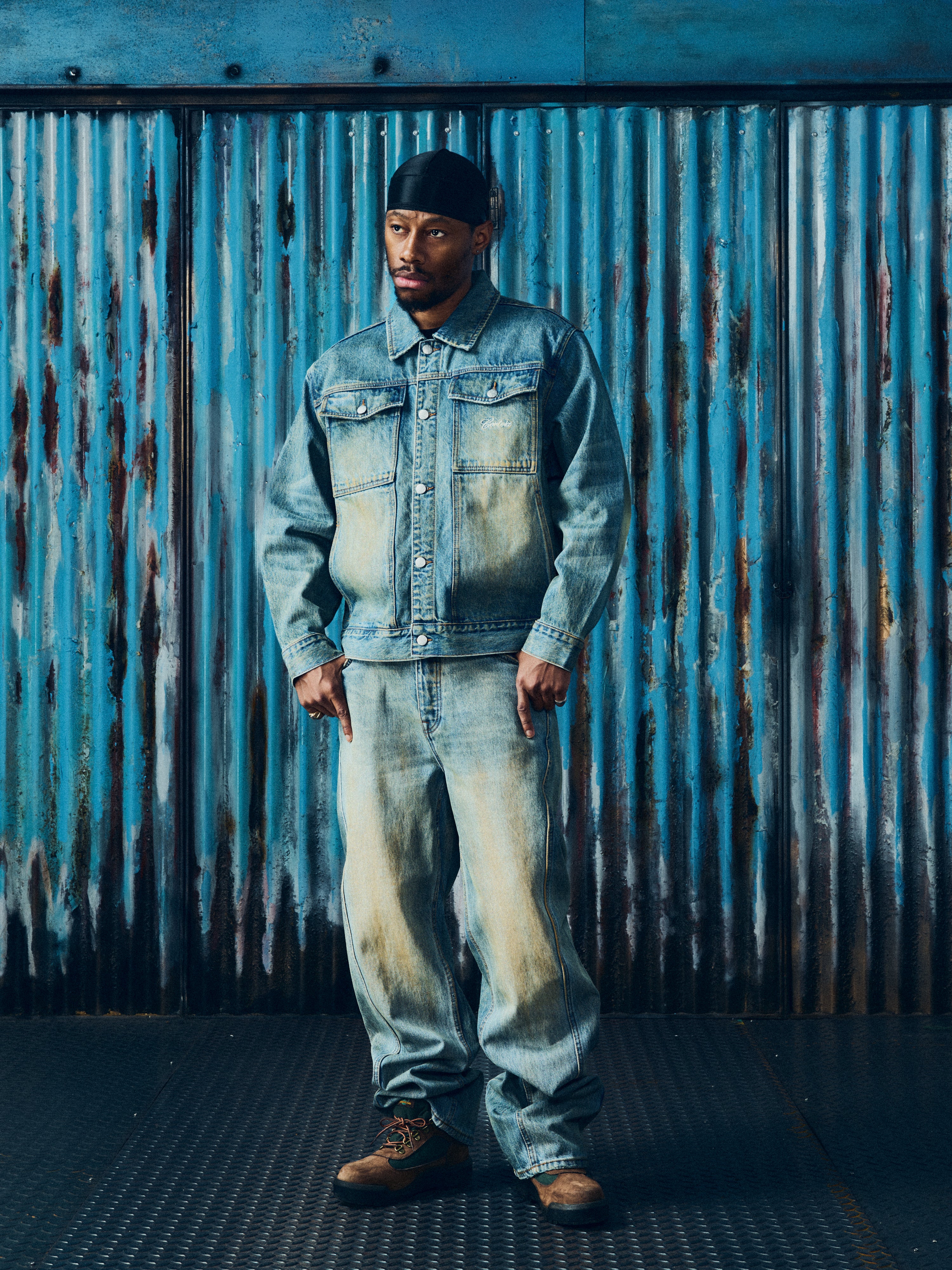 ARDWEAR PANEL DENIM JACKET [WASHED INDIGO] – CRTZRTW