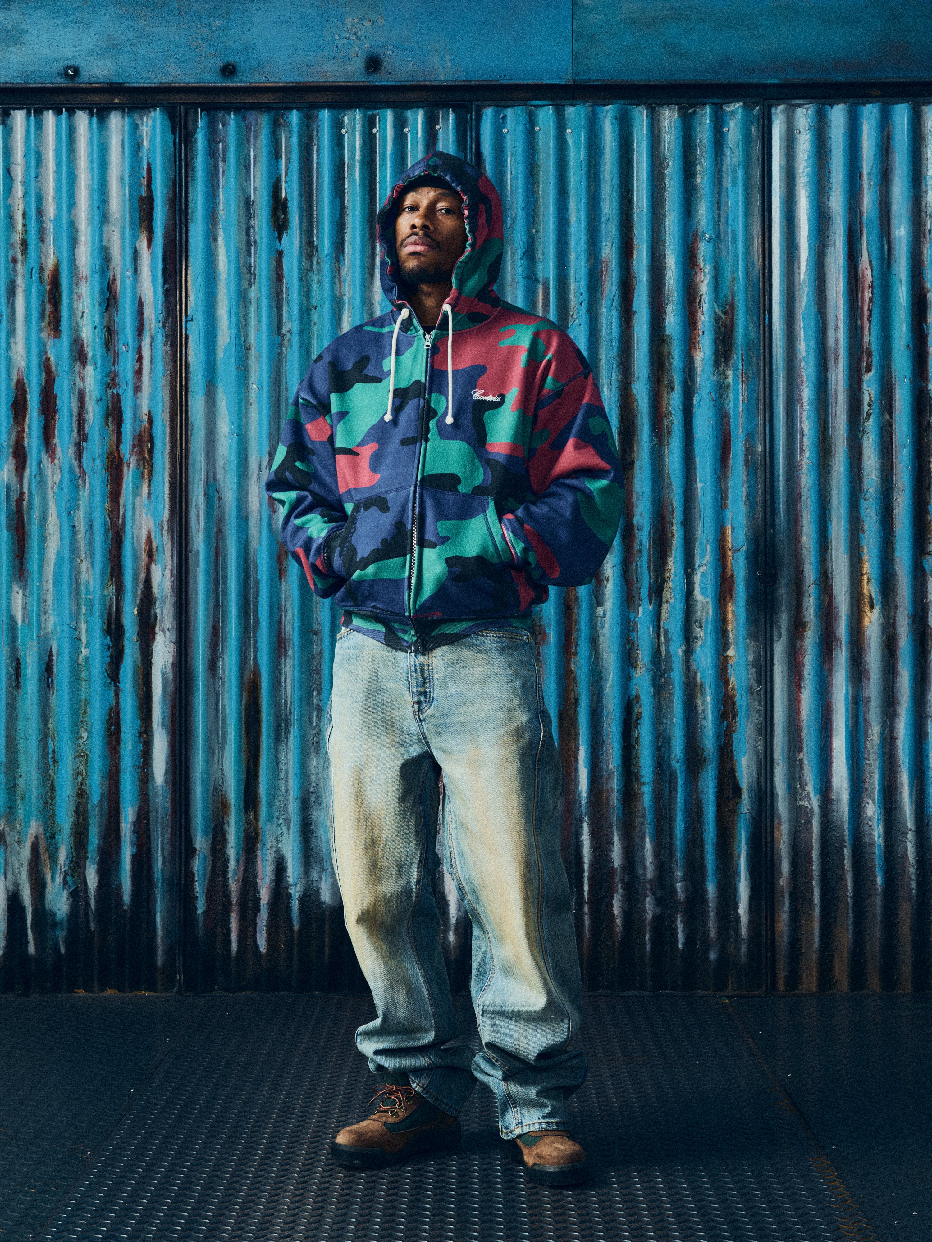 GABRIEL MOSES ZIP HOODIE [SOUF CAMO] – CRTZRTW