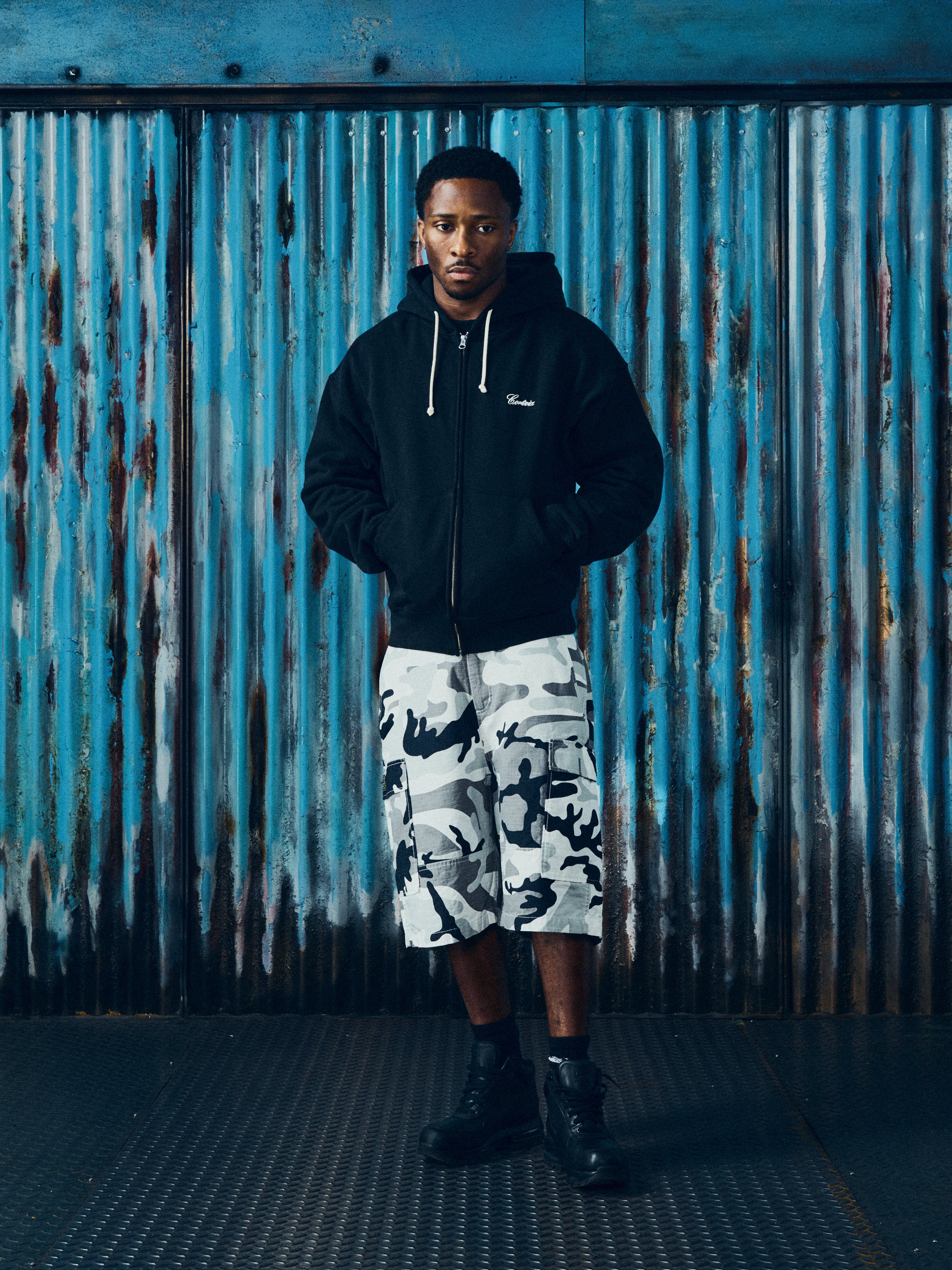 GABRIEL MOSES ZIP HOODIE [BLACK] – CRTZRTW