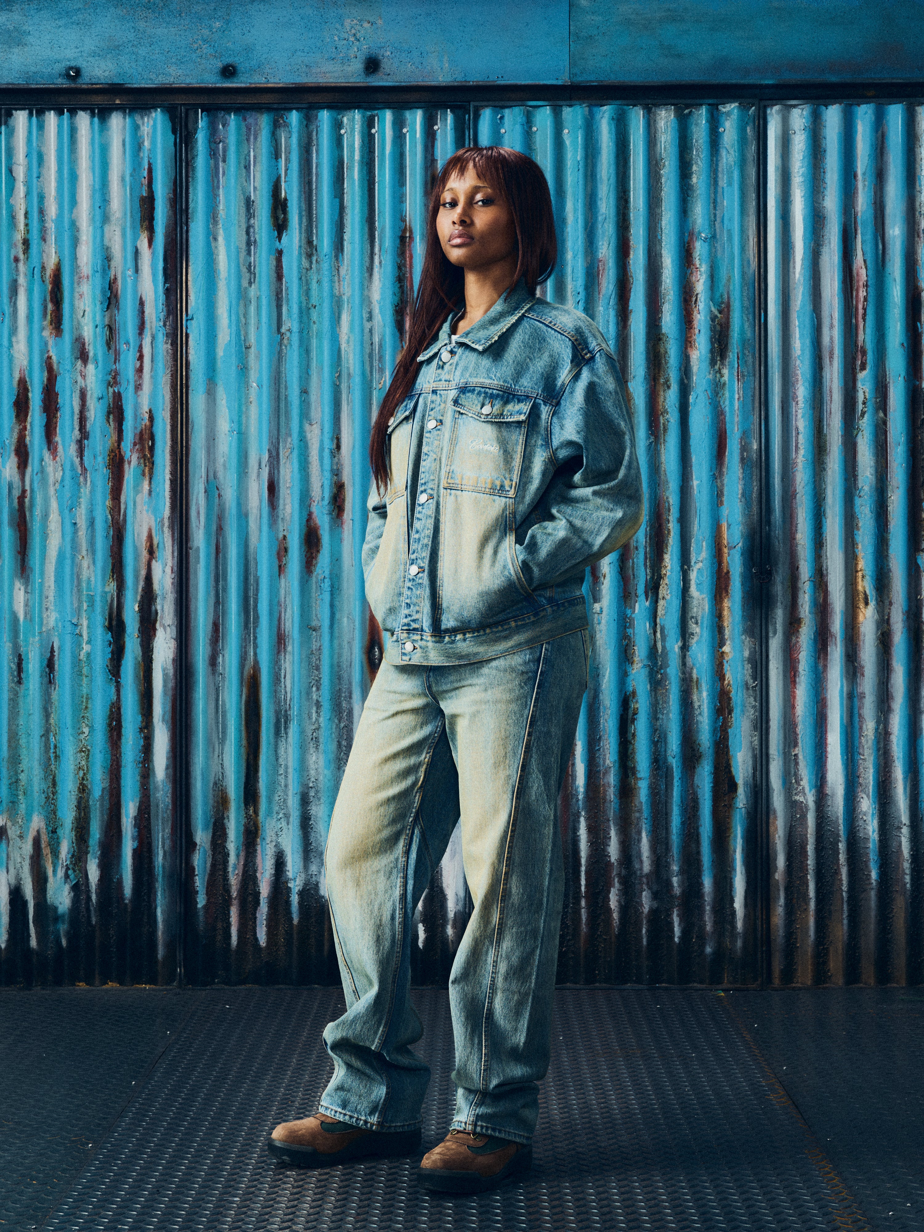 ARDWEAR PANEL DENIM JACKET [WASHED INDIGO] – CRTZRTW