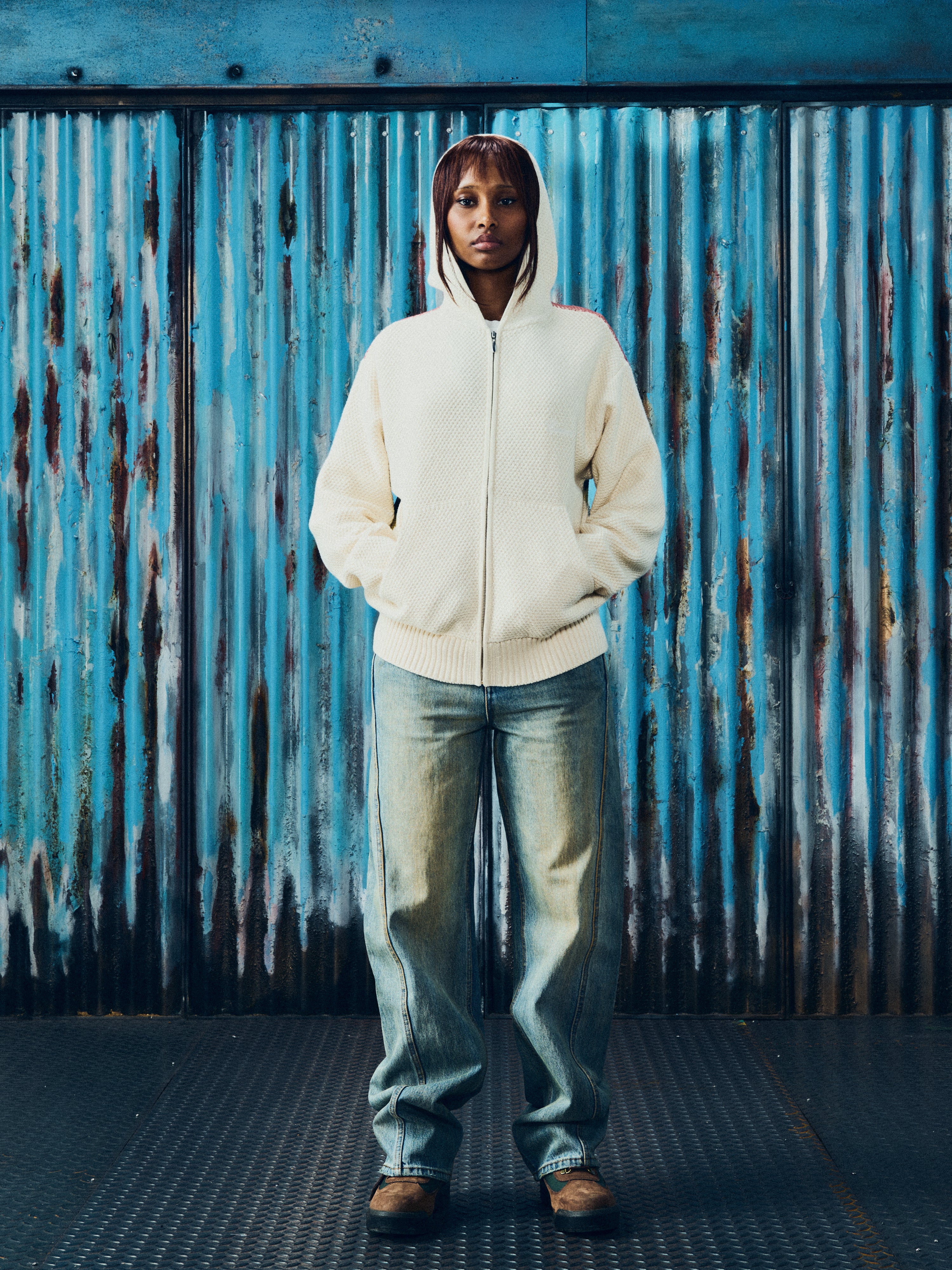 GABRIEL MOSES KNIT ZIP HOODIE [REMY] – CRTZRTW