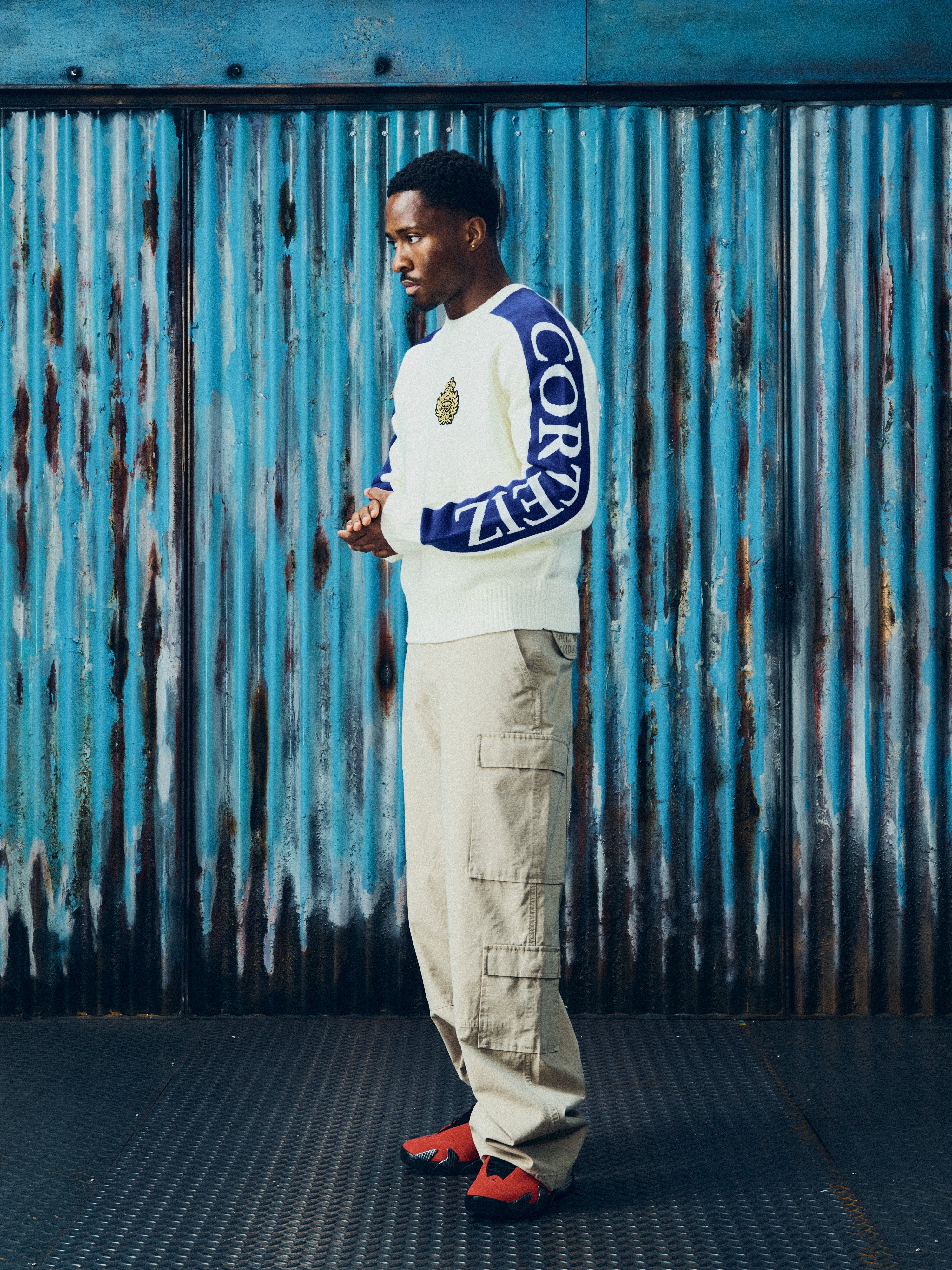 VVS PANEL KNIT SWEATER [CREAM] – CRTZRTW