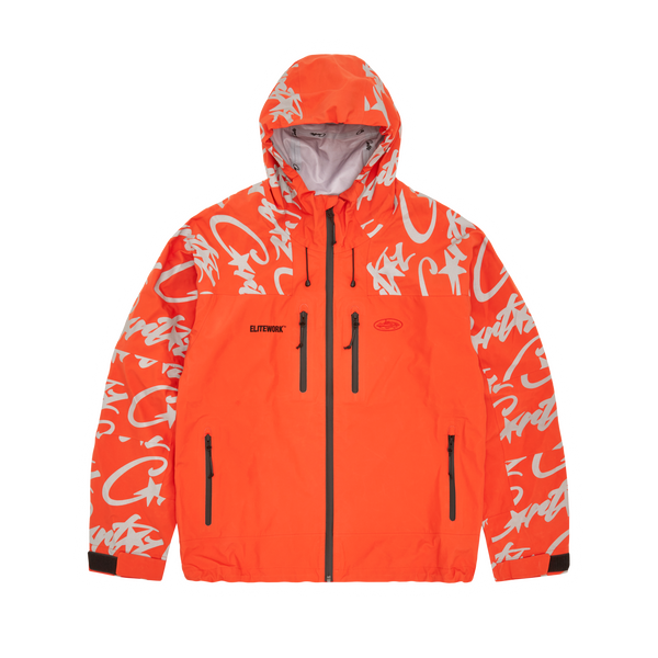 ジャケット・アウター CORTEIZ WATERPROOF SHELL JACKET ELITEWORKShellJacket_Orange_01