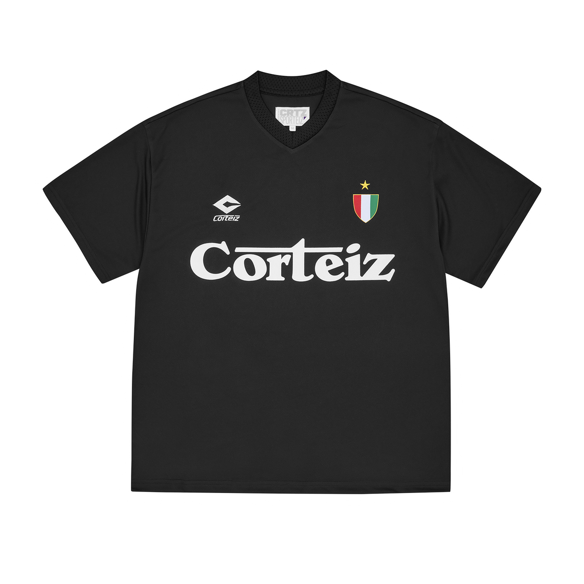GHINI FOOTBALL JERSEY [BLACK]
