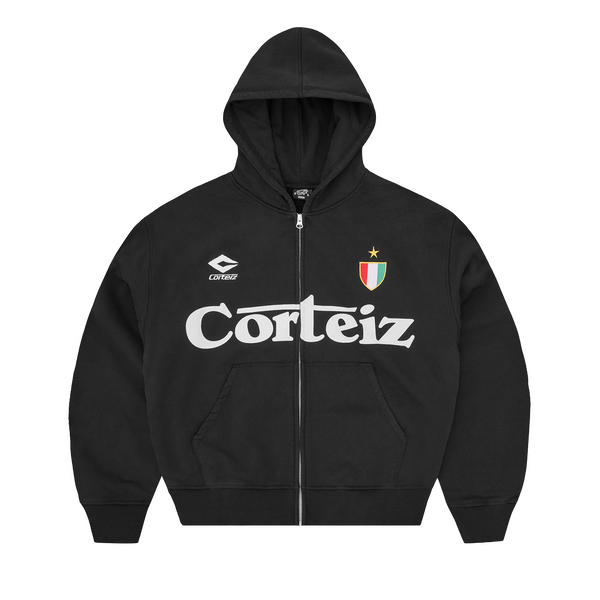 GHINI ZIP HOODIE [BLACK] – CRTZRTW