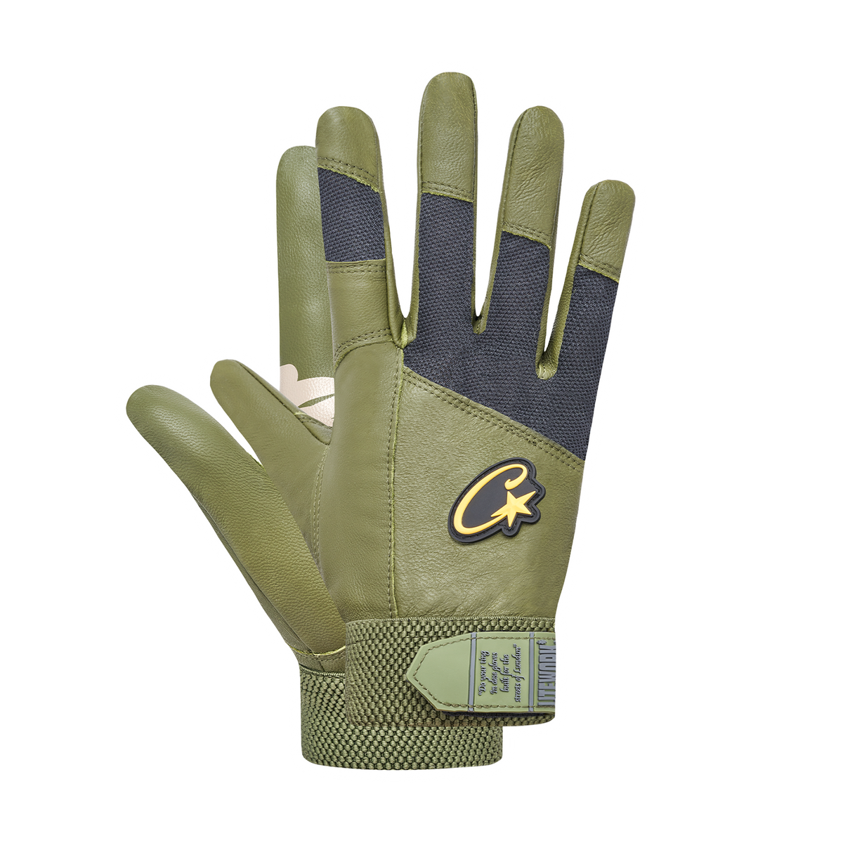 LEATHER GLOVES [GUTTA GREEN]