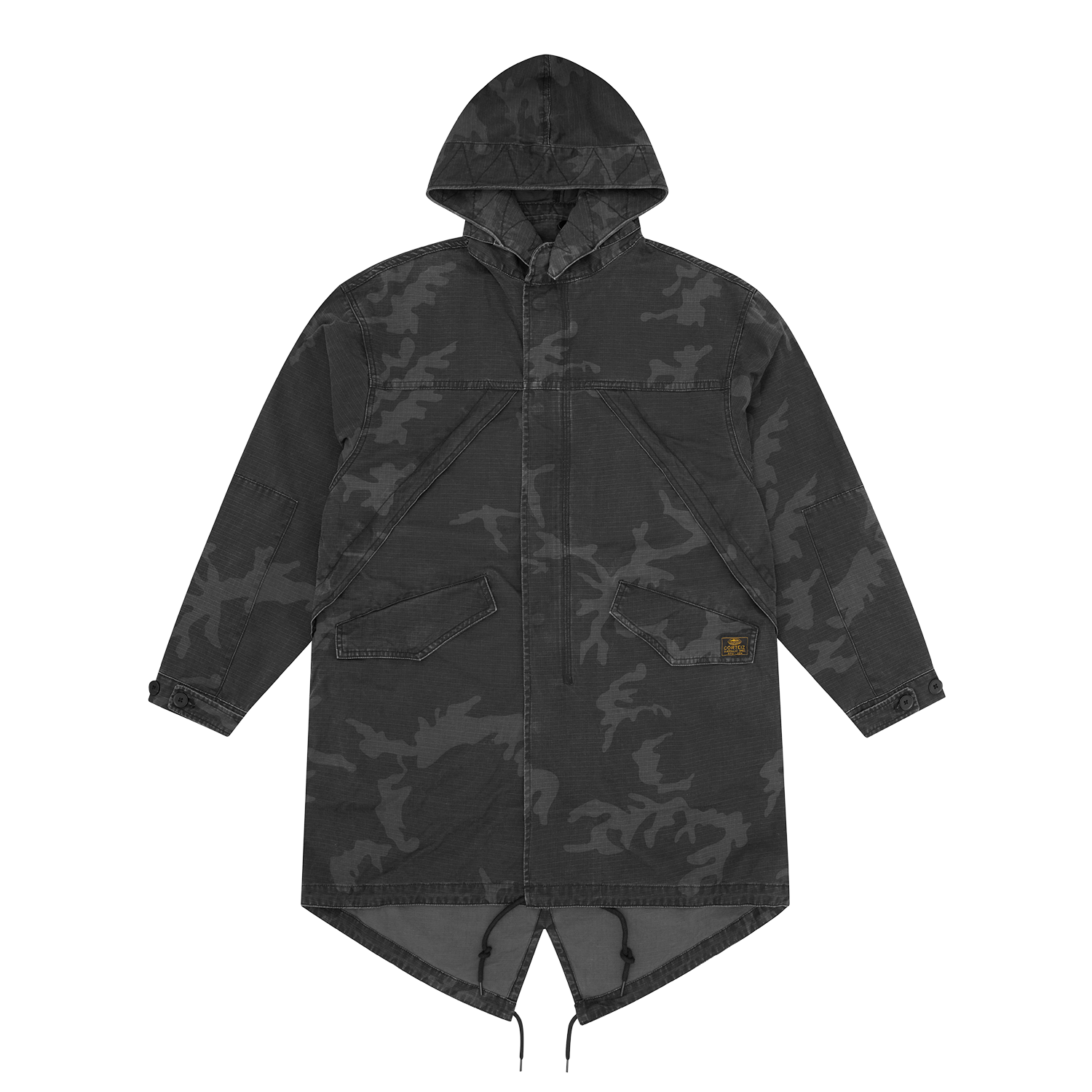 GUERILLAZ FISHTAIL PARKA [BLACK CAMO]
