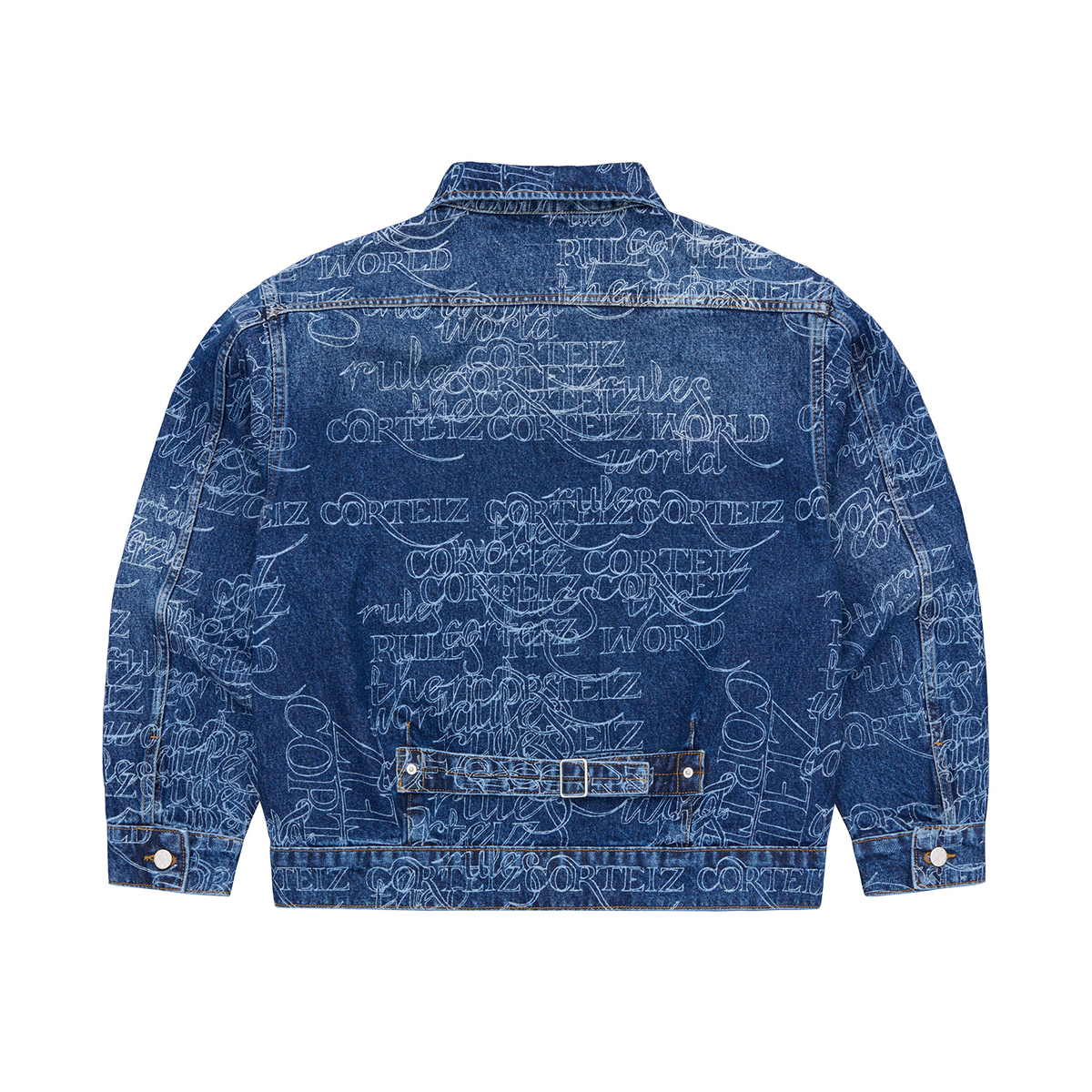 HANDWRITTEN DENIM JACKET [MIDWASH INDIGO]