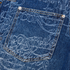 HANDWRITTEN DENIM JACKET [MIDWASH INDIGO]
