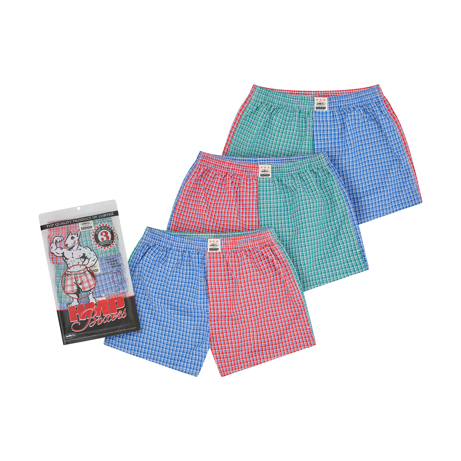 HMP BOXER SHORTS [3 PACK] [MULTI]