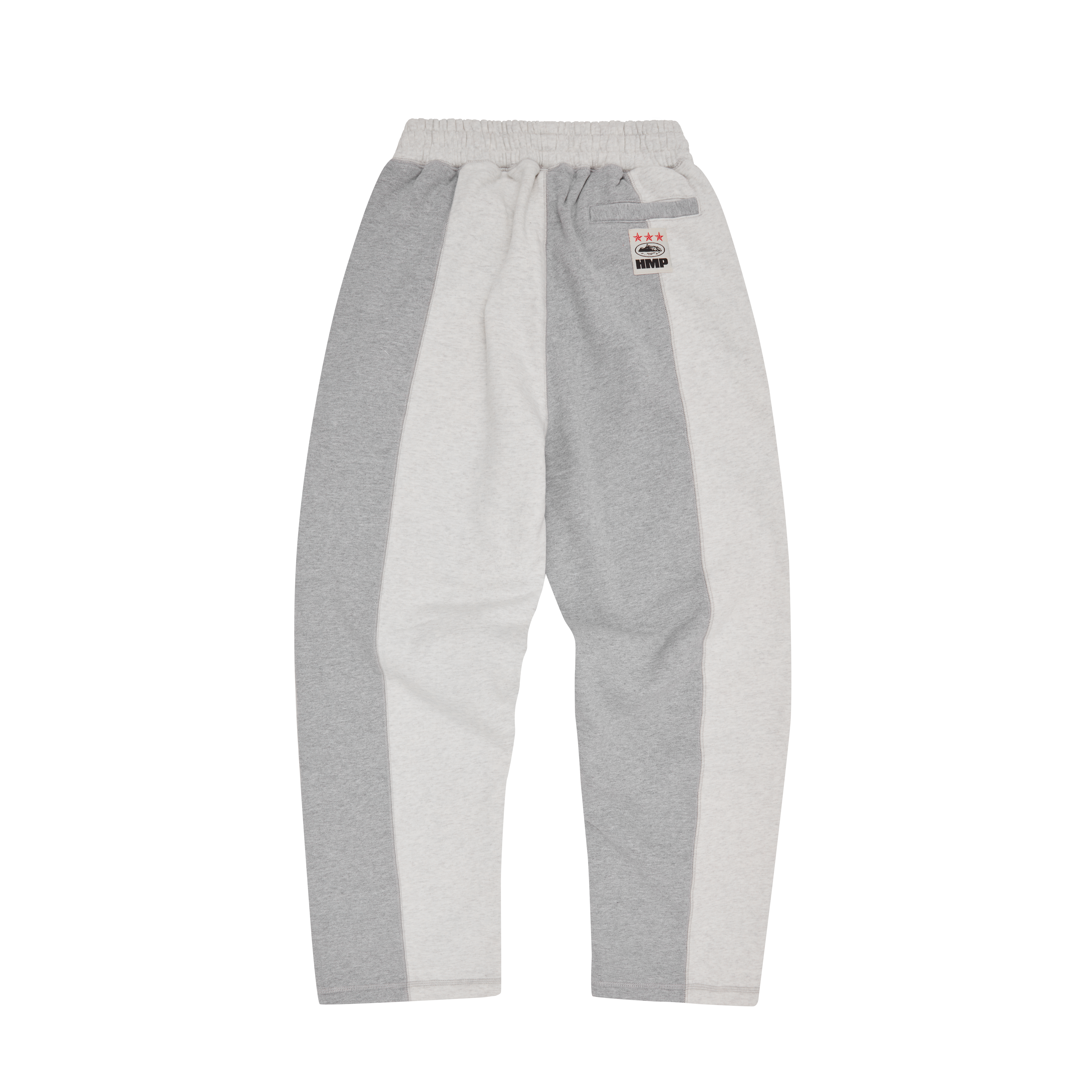 HMP CONTRAST OPEN HEM SWEATPANT [HEATHER GREY]