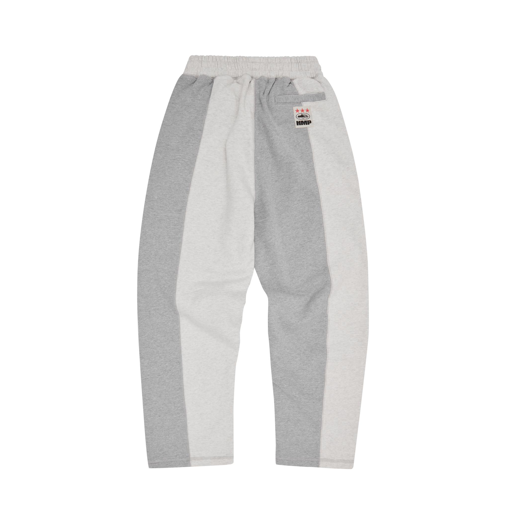 HMP CONTRAST OPEN HEM SWEATPANT [HEATHER GREY]