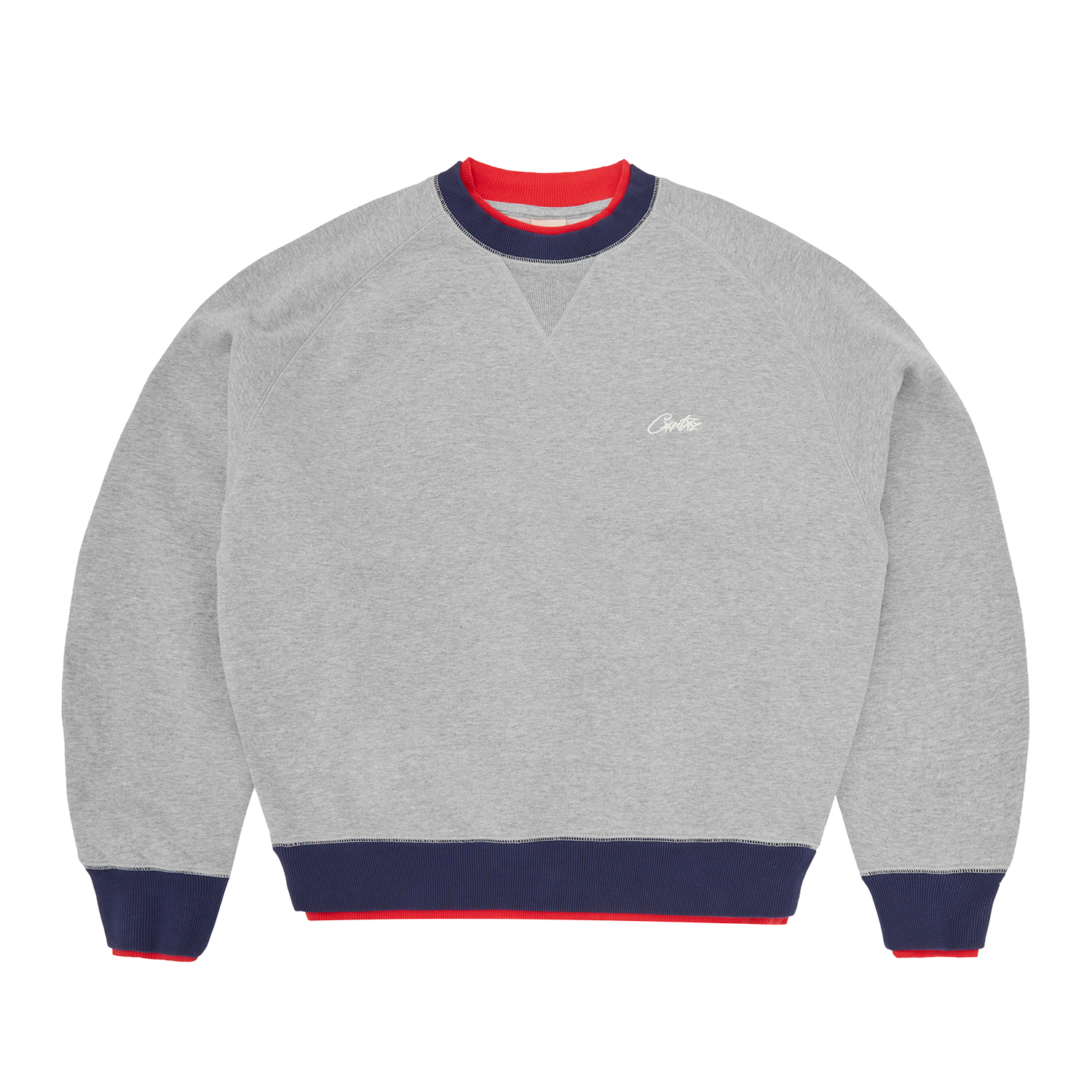 HMP DOUBLE UP CREWNECK [HEATHER GREY] – CRTZRTW