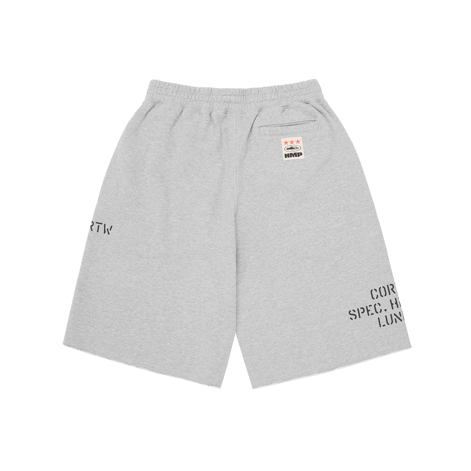 HMP STENCIL SWEATSHORT [HEATHER GREY]