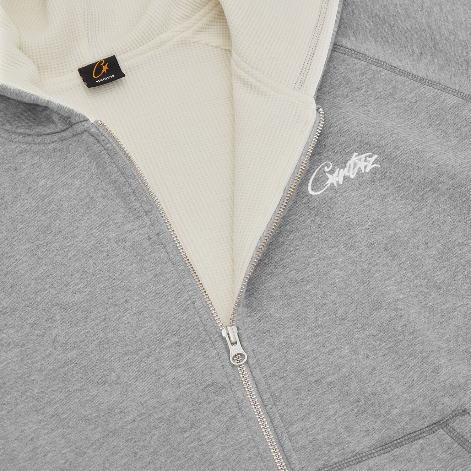 HMP THERMAL ZIP HOODIE [HEATHER GREY] – CRTZRTW