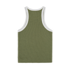WOMENS CLASSIC TANK TOP [OLIVE/WHITE]