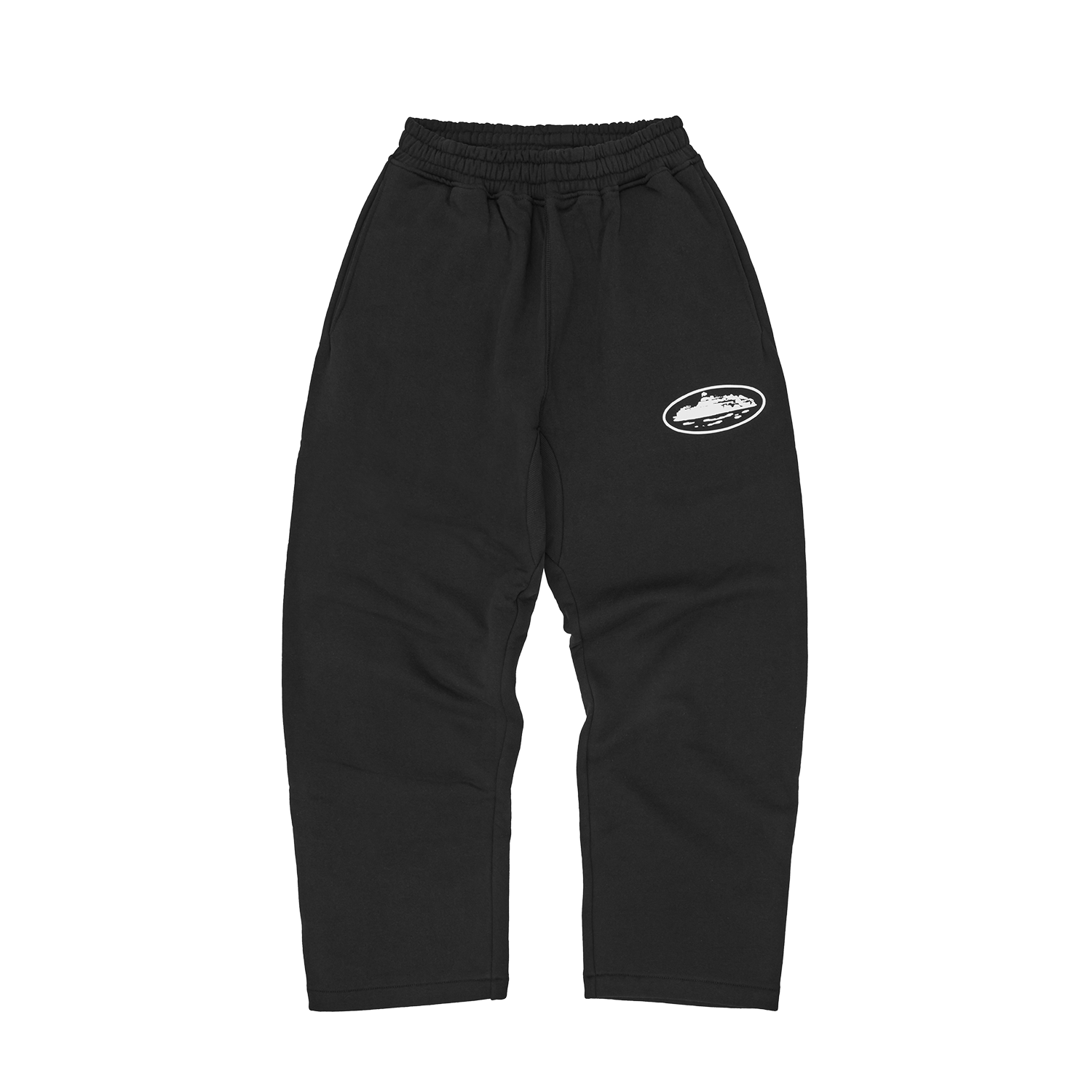 ISLAND PUFF PRINT OPEN HEM SWEATPANT [BLACK] – CRTZRTW